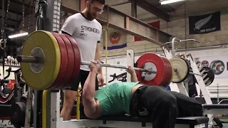 200kg/440lbs Pause Bench Press - Training at Cork Weightlifting Club