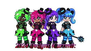 Scary Cute Gurlz Design Evolution