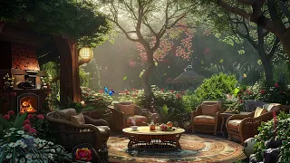 Soothing Jazz Instrumental Music Calm Your Anxiety and Relax at Fairy Garden Ambience 🌸For Study
