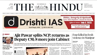 3 July 2023 | The Hindu Newspaper Analysis | Current affairs 2023 #UPSC #IAS #Todays The Hindu