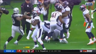 Michael Crabtree and Aqib Talib Fight | Huge Brawl Breaks Out Between Raiders and Broncos