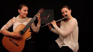 Astor Piazzolla - Oblivion/ Svendova Sisters #flute #guitare