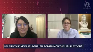 Robredo's 2022 priorities: Pandemic control, economy, education, social services