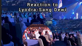 (FULL Fancam) Lyodra sing Sang Dewi and Idol Reaction | Asia Artist Award 2022 Japan