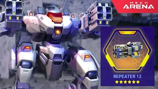 Slow and Fury Bastion & Repeater12 | Mech Arena