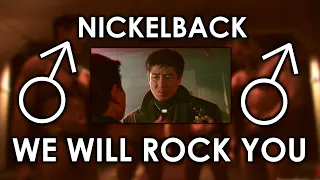 Nickelback - We Will Rock You (Queen cover, ♂Right version, Gachi remix)
