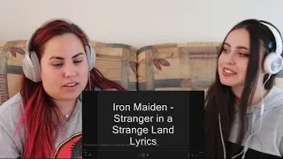 Two Sisters REACT To Iron Maiden - Stranger In A Strange land /  HONEST REACTION