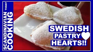 How To Make Swedish Vanilla Heart Pastry - Vaniljhjärtan