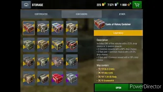 Wotblitz-collection containers 16x - opened a tier 10!
