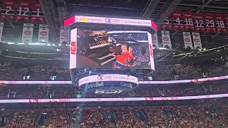 Diane Bibaud Playing Organ at Bell Centre