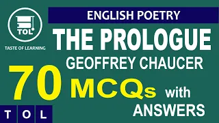 70 Important MCQs with Answers on The Prologue to the Canterbury Tales by Geoffrey Chaucer PPSC Test