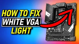 HOW TO FIX WHITE VGA LIGHT ➡️ MSI Pro Z790-A Motherboard