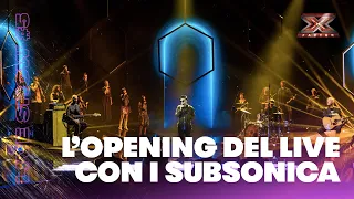Il medley dei Subsonica con i concorrenti di X Factor 2018