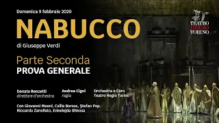 Nabucco, Verdi - Parte Seconda // Stagione Opera & Balletto 2019-2020