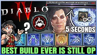 Diablo 4 - New Best INFINITE DAMAGE Sorcerer Build is Back - Season 3 Ball Lightning is OP - Guide!