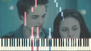 Bella's Lullaby - Carter Burwell (Сумерки) (Ноты и Видеоурок для фортепиано) (piano cover)