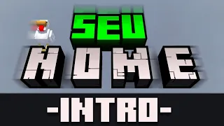 INTRO de MINECRAFT  | Tutorial no MINE-IMATOR