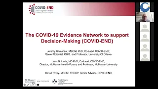 Supporting the evidence synthesis response to the COVID-19 pandemic – the COVID-END network