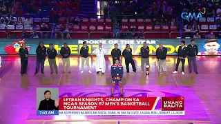 Letran Knights, champion sa NCAA Season 97 men's basketball tournament  | UB