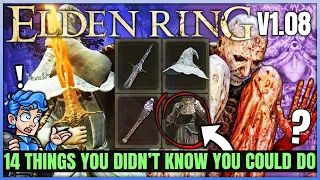 14 New Secrets You Didn't Know About in Elden Ring - New Boss Weapon & Armor Set - Tips & More!