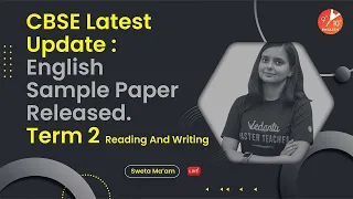 📢CBSE Latest Update [Term 2 🧐]: English Sample Paper Released!! Check Out Now🔥 | Board Exam 2022