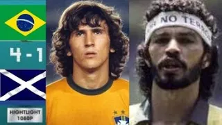 Brazil 4 x 1 Scotland (Zico, Sócrates, Kenny Dalglish)  ●1982 World Cup Extended Highlights HD 1080