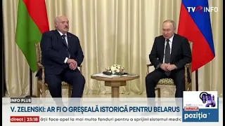 Putin și Lukașenko s-au întâlnit la reședința din afara Moscovei a președintelui rus