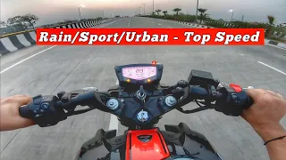 TVS Apache RTR 200 4V 2023 Top Speed And Gear Challenge