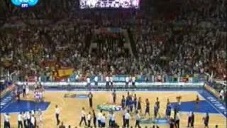 Spain vs Servia 85-63 Eurobasket 2009 FINAL(LAST 30 SECONDS)