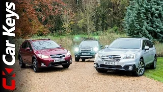 We take the Subaru XV, Subaru Outback and Subaru Forester Off-Road - Car Keys