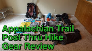 Appalachian Trail 2021 Post Thru Hike Gear Review