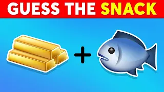 Guess The SNACK & JUNK FOOD By Emoji 🍔🍫 Mouse Quiz