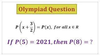 #How to find the value of the polynomial #Olympiad Question