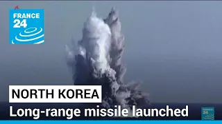 North Korea fires long-range missile ahead of South Korea, Japan meeting • FRANCE 24 English