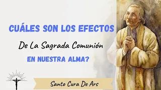 MARAVILLOSOS EFECTOS de la sagrada comunión en el ALMA- Santo Cura de Ars- Sermones