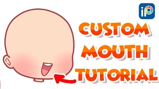 Custom Mouth Tutorial + How I Shade Lips - Gacha Club - IbisPaint X