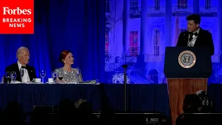 Colin Jost Pokes Fun At Biden, Trump At White House Correspondents' Dinner | Full Speech