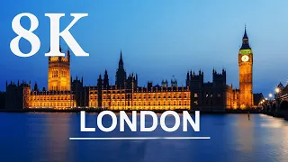 8K VIDEOS | London in 8K HDR UltraHD- 60 FPS