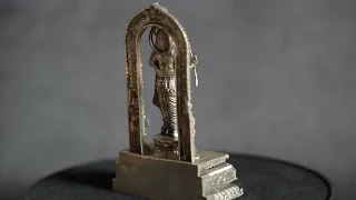 Pure Silver Handmade Lord Rama,Lalla Ram Statue