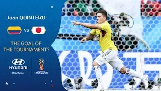 Juan QUINTERO goal vs Japan | 2018 FIFA World Cup | Hyundai Goal of the Tournament Nominee