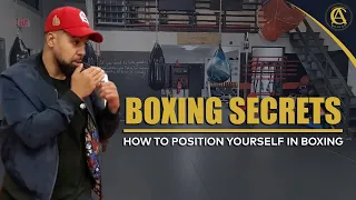 Boxing Secrets | How To Position Yourself in Boxing | Positions| Coach Anthony Boxing
