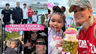 Vlog: Tropical Cruise & Universal Studios Orlando!