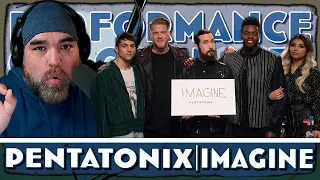 FIRST TIME REACTION to Pentatonix - Imagine #ptx #ptxreaction #imagine