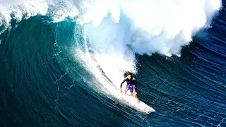 ALOHA MEDITATION- SOARING OVER HAWAII'S NORTH SHORE!  BIG WAVE SURFING, HUMPBACKS & WATERFALLS