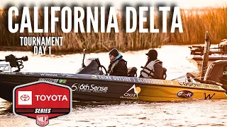 Fish On! Day 1 of Toyota Series Major League Fishing Tournament in the California Delta in April