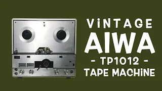How does a real vintage Aiwa TP1012 tape recorder sound? (Sound like Ritchie Blackmore)