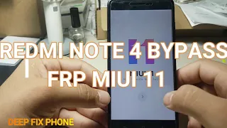 Boom!!😱 Frp bypass xiaomi redmi Note 4 MIUI 11, quitar cuenta google xiaomi redmi note 4 miui 11