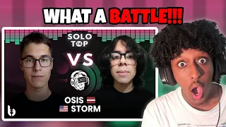 OSIS VS STORM | Online World Beatbox Championship 2022 | TOP 16 SOLO BATTLE | YOLOW Beatbox Reaction