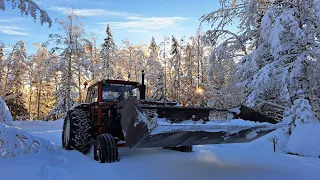 45cm snö på 24timmar!!! [Volvo bm t650]