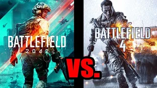 BF2042 Battlefield 2042 VS BF4 Battlefield 4: Does The Sequel Better The Original (No)